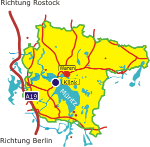 Karte Landkreis Müritz